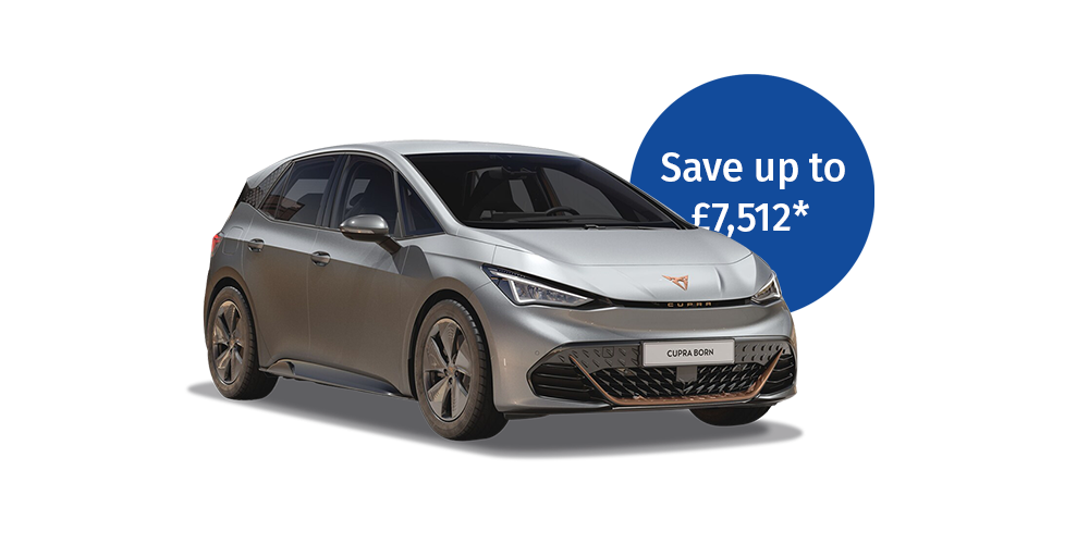 Save up to £7,512 when you lease a Cupra Born