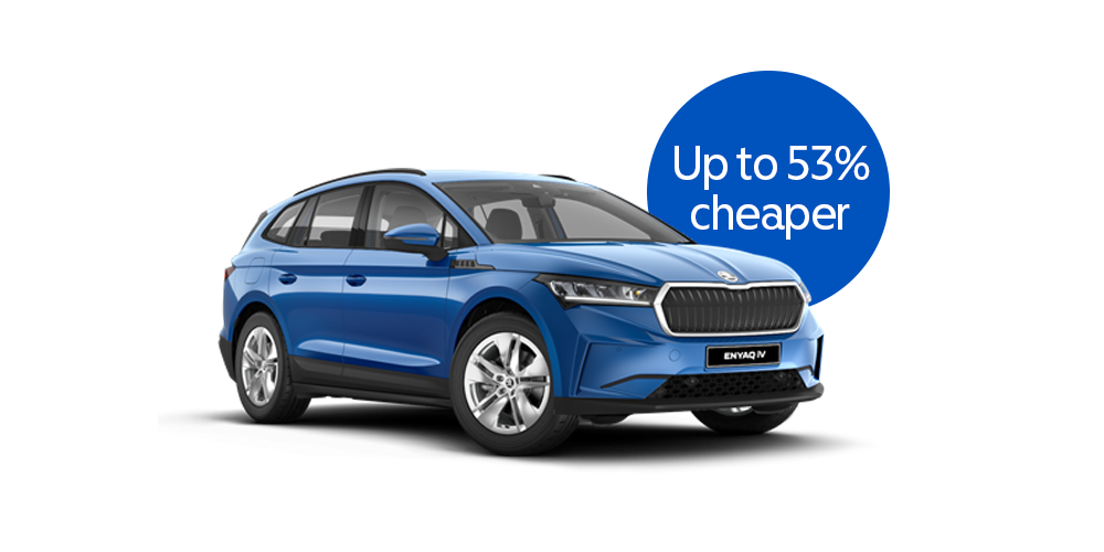 Save up to 53% on a Skoda Enyaq