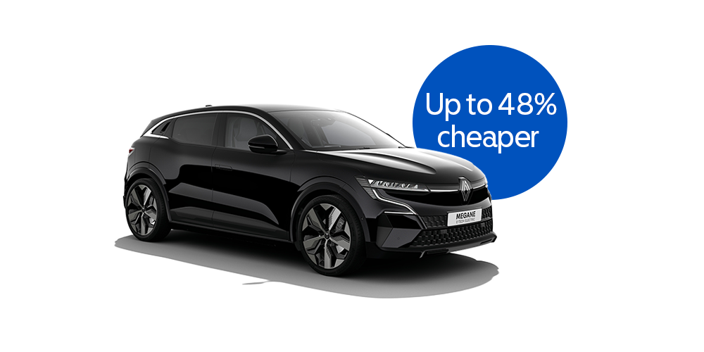 Save up to 48% on a Renault Megane e-Tech