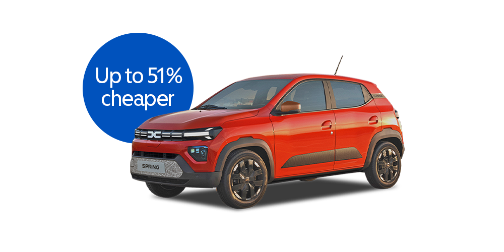 Save up to 51% on a Dacia Spring